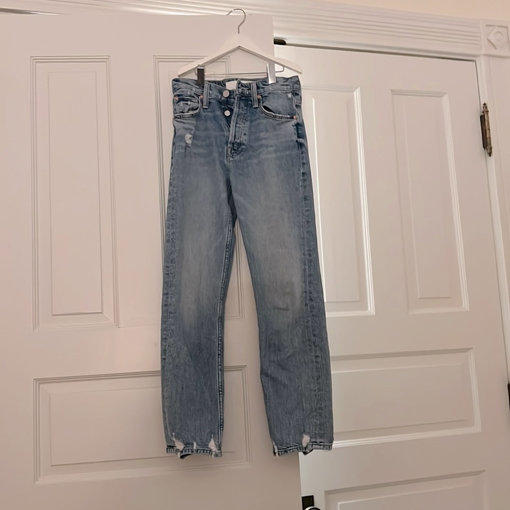 MOTHER Strait Leg Jeans